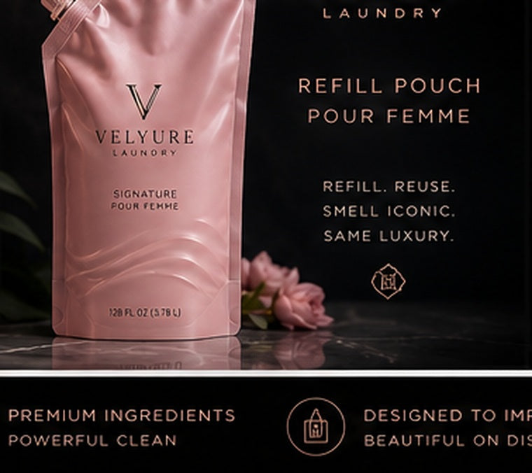 Velyure Refill Pouch Blush Bloom