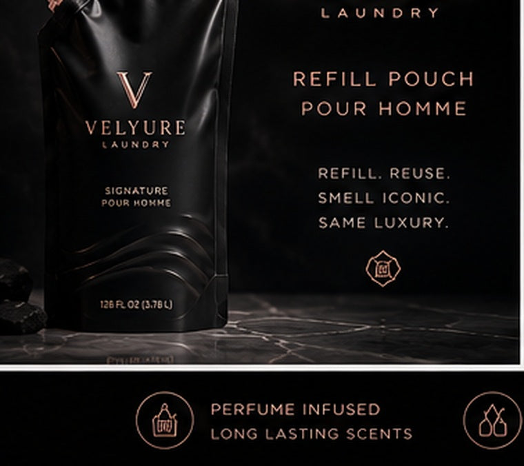 Velyure Refill Pouch Noir Amber